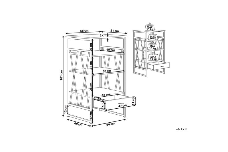 Bokhylla Keene - Förvaring - Hyllor - Bokhylla