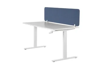 Avskärmning för skrivbord 160 x 40 cm blå WALLY - Blå - Möbler - Tillbehör & accessoarer - Bordstillbehör