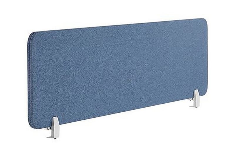 Avskärmning för skrivbord 160 x 40 cm blå WALLY - Blå - Möbler - Tillbehör & accessoarer - Bordstillbehör