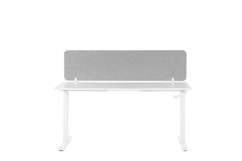 Avskärmning för skrivbord 160x40 cm grå WALLY - Grå - Bordstillbehör