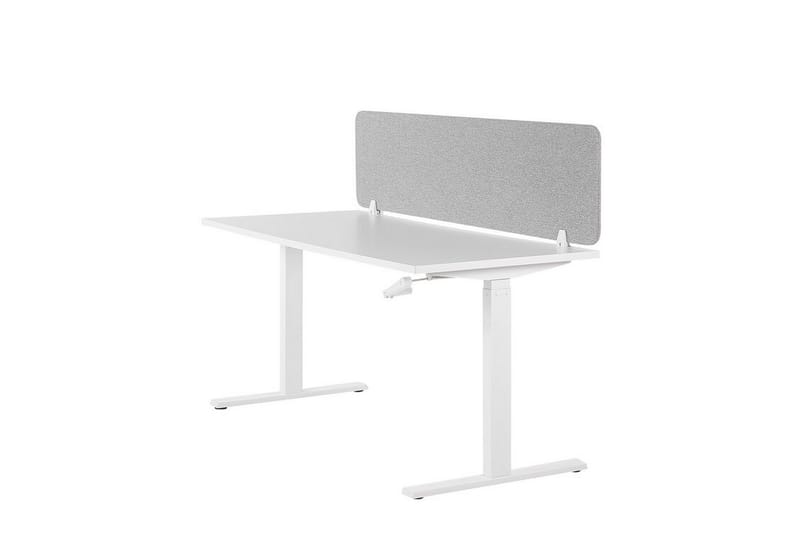 Avskärmning för skrivbord 160x40 cm grå WALLY - Grå - Bordstillbehör