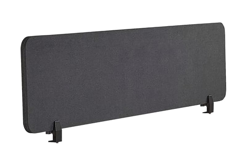 Avskärmning för skrivbord 180x40 cm grå WALLY - Grå - Möbler - Tillbehör & accessoarer - Bordstillbehör