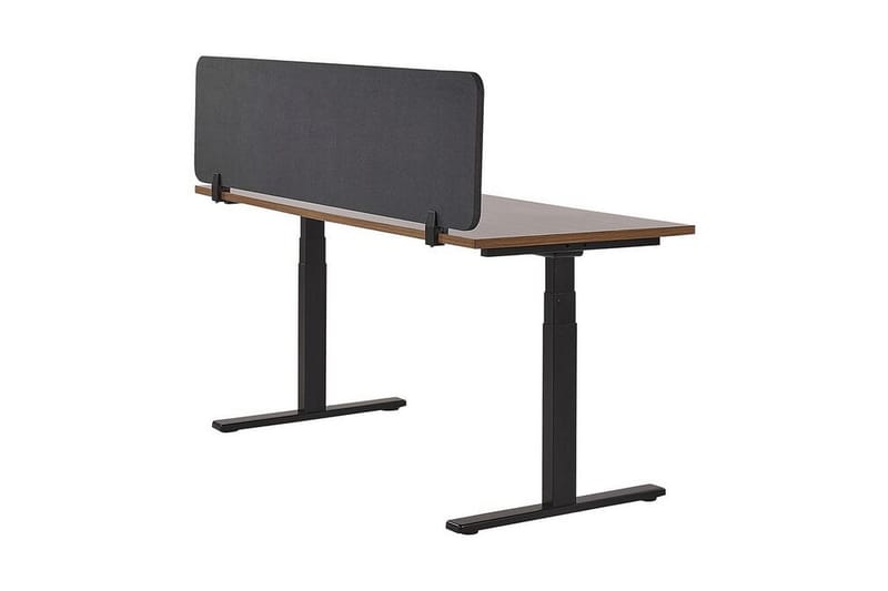Avskärmning för skrivbord 180x40 cm grå WALLY - Grå - Möbler - Tillbehör & accessoarer - Bordstillbehör