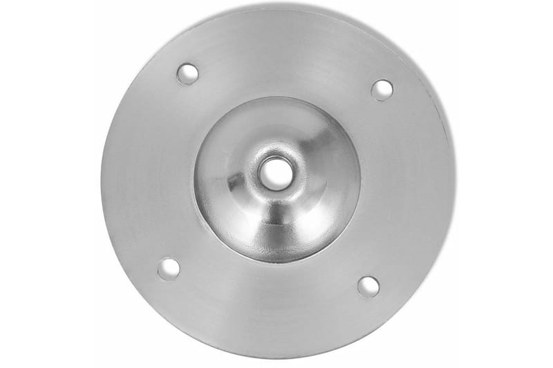 2 Teleskopiska bordsben i borstad nickel 710 mm-1100 mm - Silver - Möbler - Tillbehör & accessoarer - Bordstillbehör - Bordsben