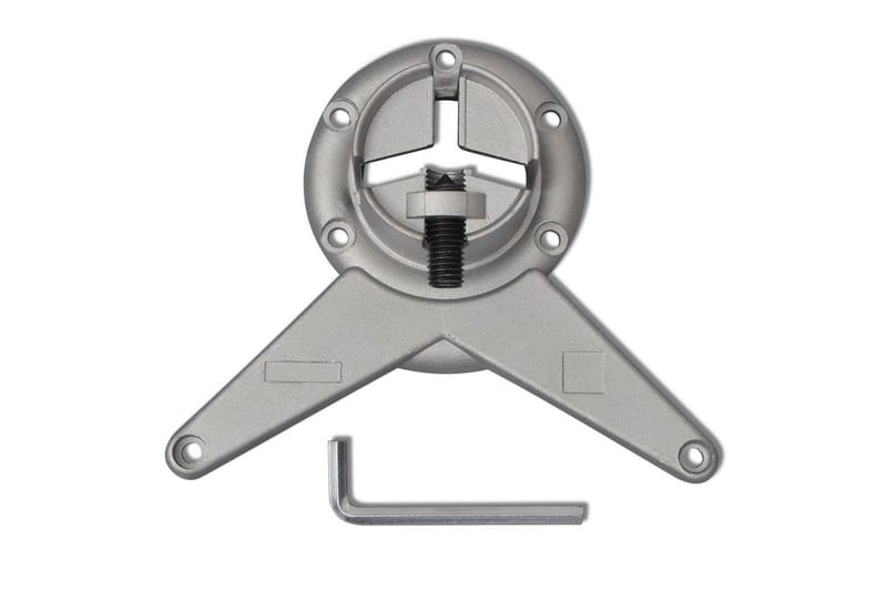 4 Justerbara bordsben i borstad nickel 710 mm - Silver - Möbler - Tillbehör & accessoarer - Bordstillbehör - Bordsben