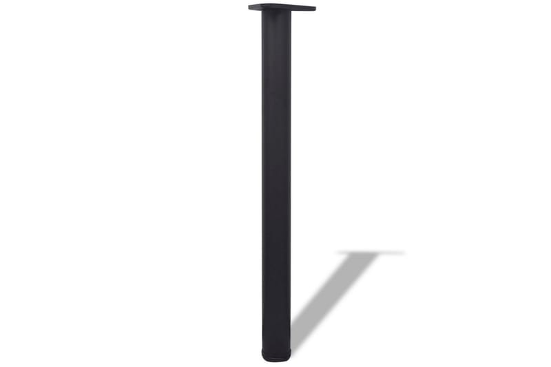 4 Justerbara raka bordsben i svart 710 mm - Svart - Möbler - Tillbehör & accessoarer - Bordstillbehör - Bordsben