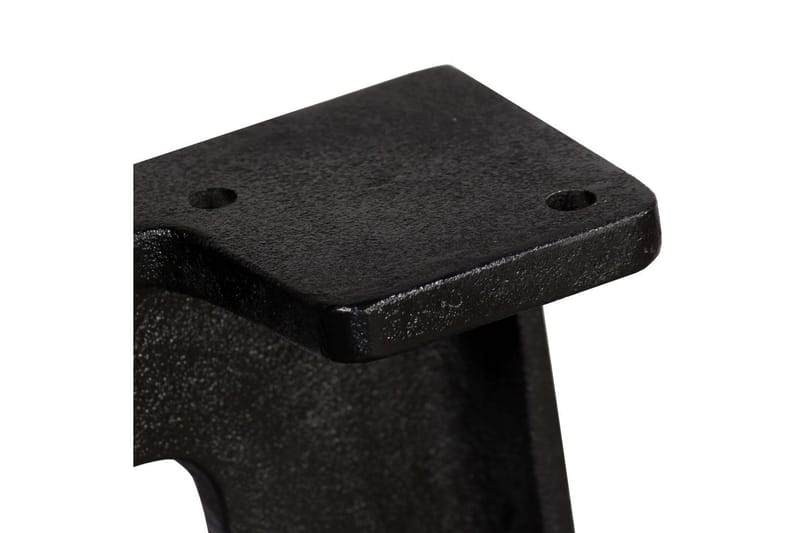 Bordsben 2 st A-ram gjutjärn - Svart - Möbler - Tillbehör & accessoarer - Bordstillbehör - Bordsben