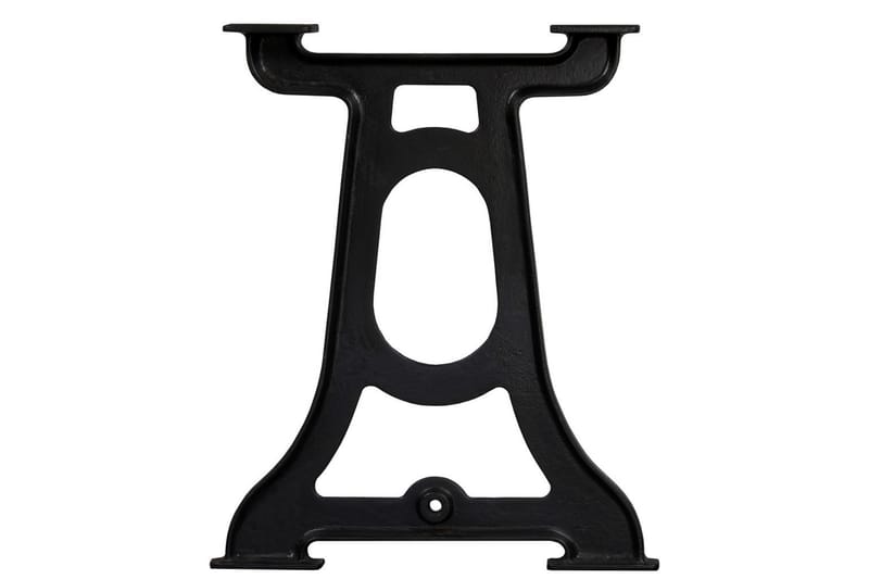 Bordsben för matbord 2 st Y-ram gjutjärn - Svart - Möbler - Tillbehör & accessoarer - Bordstillbehör - Bordsben