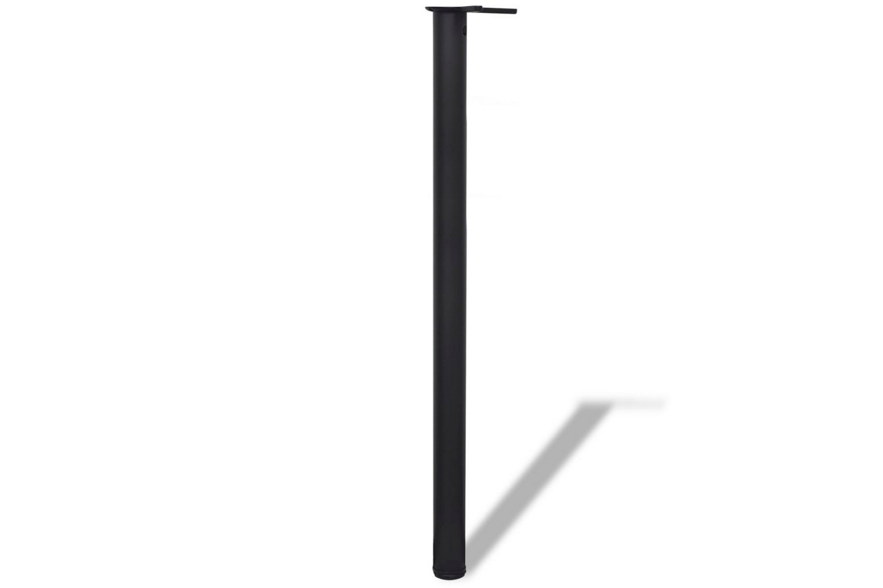 Höjdjusterbara bordsben 4 st 1100 mm svart – Svart