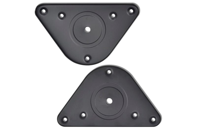 Höjdjusterbara bordsben 4 st 870 mm svart - Svart - Möbler - Tillbehör & accessoarer - Bordstillbehör - Bordsben