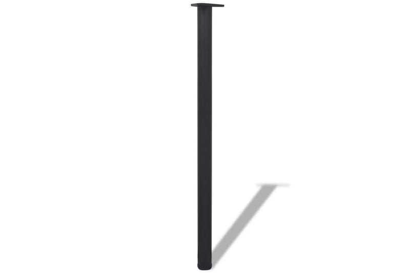 Höjdjusterbara bordsben 4 st svart 1100 mm - Svart - Möbler - Tillbehör & accessoarer - Bordstillbehör - Bordsben