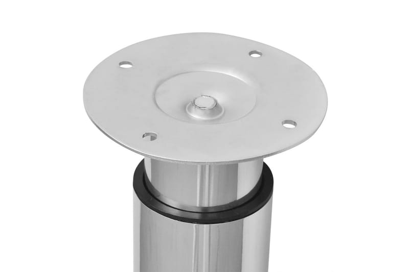 Justerbara bordsben 4 st 710 mm-1100 mm krom - Silver - Möbler - Tillbehör & accessoarer - Bordstillbehör - Bordsben