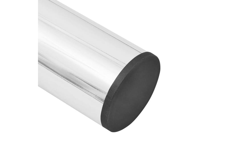 Justerbara bordsben 4 st 710 mm-1100 mm krom - Silver - Möbler - Tillbehör & accessoarer - Bordstillbehör - Bordsben
