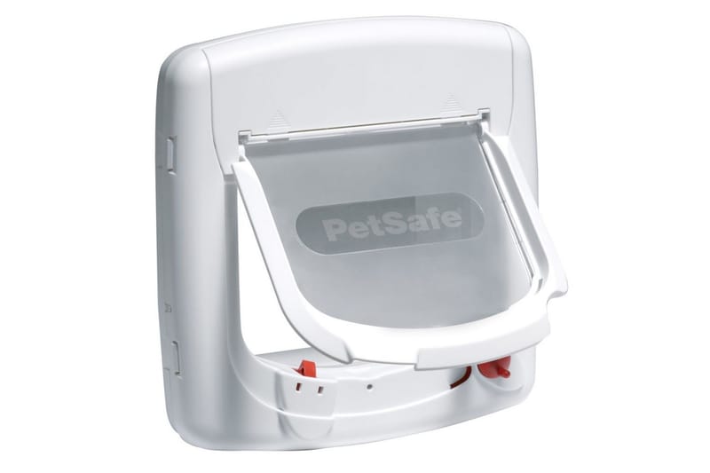 PetSafe Magnetisk 4-vägskattlucka Deluxe 400 vit 5005 - Möbler - Tillbehör & accessoarer - Bordstillbehör - Bordsben
