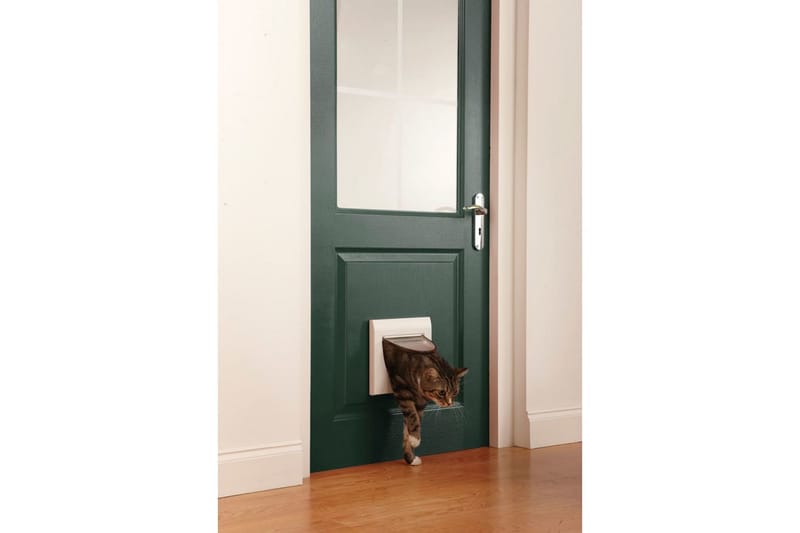 PetSafe Manuell 4-vägskattlucka m. tunnel Classic 917 vit 50 - Möbler - Tillbehör & accessoarer - Bordstillbehör - Bordsben