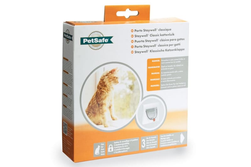 PetSafe Manuell 4-vägskattlucka utan tunnel Classic 919 vit - Möbler - Tillbehör & accessoarer - Bordstillbehör - Bordsben
