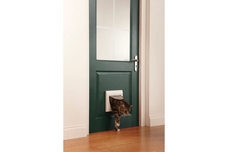 PetSafe Manuell 4-vägskattlucka utan tunnel Classic 919 vit - Möbler - Tillbehör & accessoarer - Bordstillbehör - Bordsben