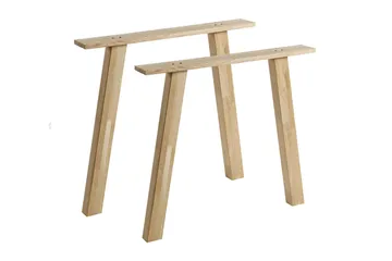 Tablo Bordsben A-formad 2-pack - Ek - Möbler - Tillbehör & accessoarer - Bordstillbehör - Bordsben