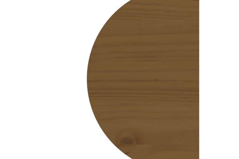 Bordsskiva brun 30x2,5 cm massiv furu - Brun - Bordsskiva