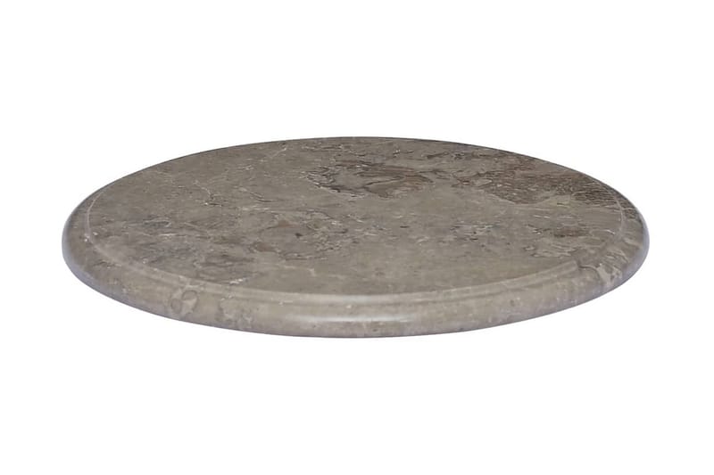 Bordsskiva grå Ã˜40x2,5 cm marmor - Grå - Möbler - Tillbehör & accessoarer - Bordstillbehör - Bordsskiva
