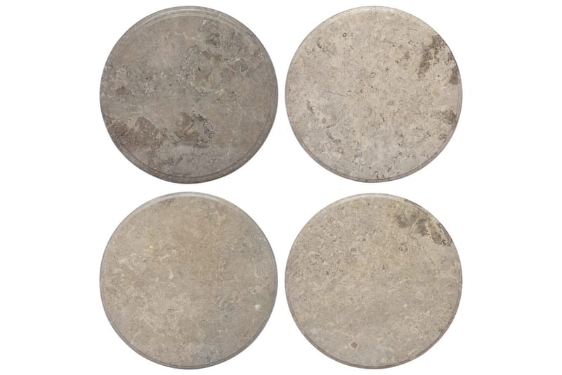 Bordsskiva grå Ã˜40x2,5 cm marmor - Grå - Möbler - Tillbehör & accessoarer - Bordstillbehör - Bordsskiva