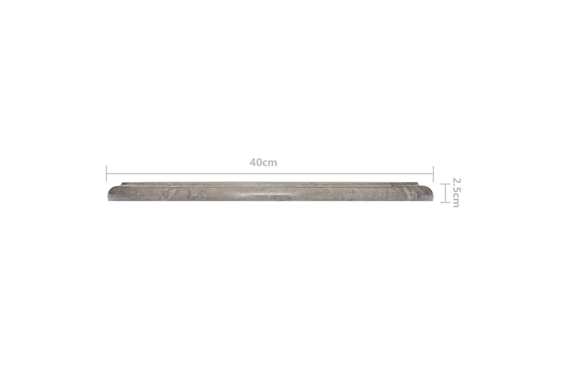 Bordsskiva grå Ã˜40x2,5 cm marmor - Grå - Möbler - Tillbehör & accessoarer - Bordstillbehör - Bordsskiva