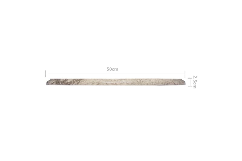 Bordsskiva grå Ã˜50x2,5 cm marmor - Grå - Möbler - Tillbehör & accessoarer - Bordstillbehör - Bordsskiva