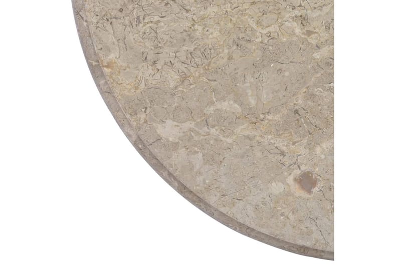 Bordsskiva grå Ã˜60x2,5 cm marmor - Grå - Bordsskiva