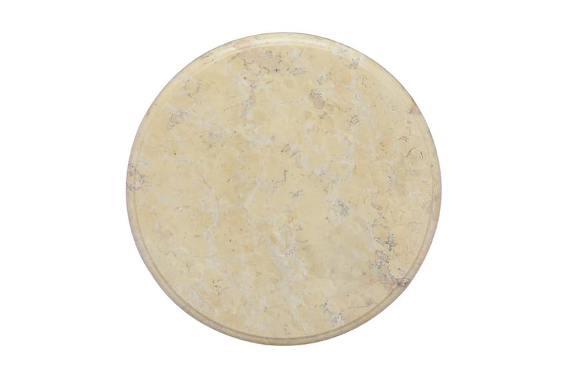Bordsskiva gräddvit Ã˜40x2,5 cm marmor - Vit - Möbler - Tillbehör & accessoarer - Bordstillbehör - Bordsskiva