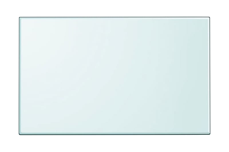 Bordsskiva härdat glas rektangulär 1000x620 mm - Transparent - Möbler - Tillbehör & accessoarer - Bordstillbehör - Bordsskiva