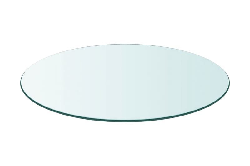 Bordsskiva härdat glas rund 800 mm - Transparent - Möbler - Tillbehör & accessoarer - Bordstillbehör - Bordsskiva