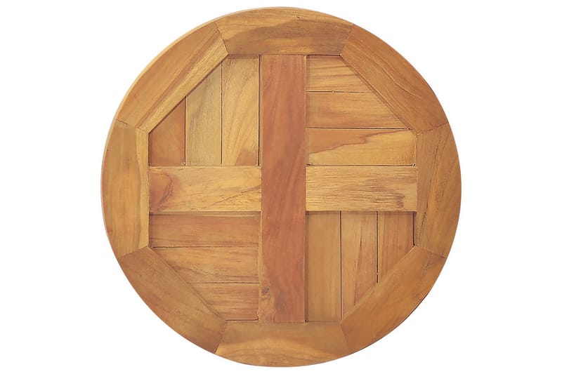 Bordsskiva i massiv teak rund 2,5 cm 40 cm - Brun - Möbler - Tillbehör & accessoarer - Bordstillbehör - Bordsskiva