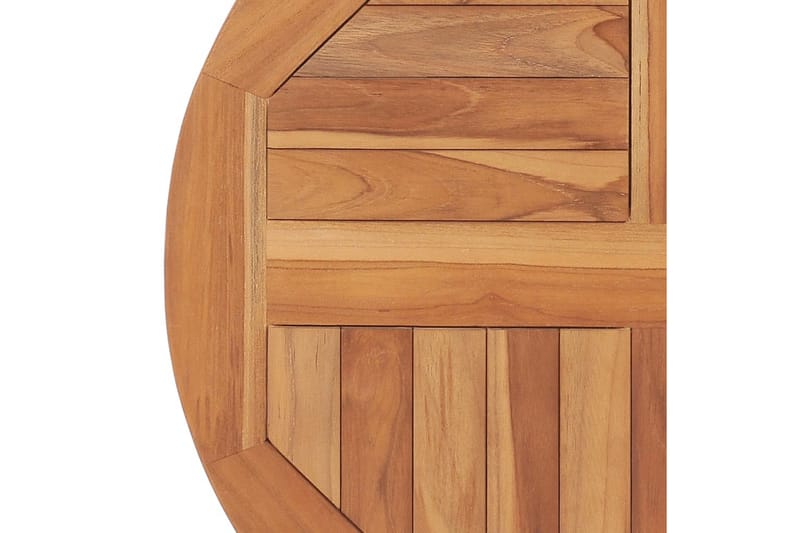 Bordsskiva i massiv teak rund 2,5 cm 60 cm - Brun - Möbler - Tillbehör & accessoarer - Bordstillbehör - Bordsskiva