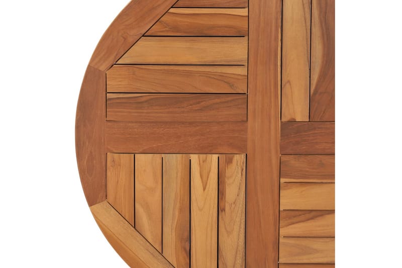 Bordsskiva i massiv teak rund 2,5 cm 70 cm - Brun - Möbler - Tillbehör & accessoarer - Bordstillbehör - Bordsskiva