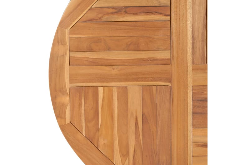 Bordsskiva i massiv teak rund 2,5 cm 90 cm - Brun - Möbler - Tillbehör & accessoarer - Bordstillbehör - Bordsskiva