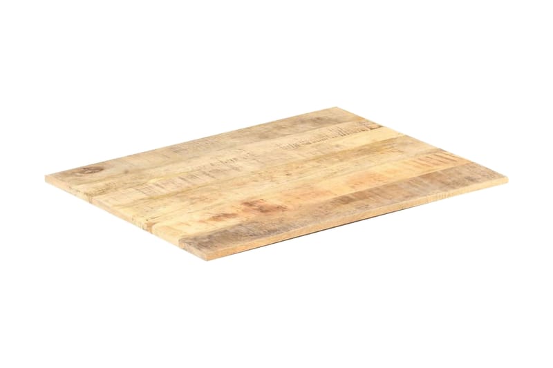 Bordsskiva i massivt mangoträ 15-16 mm 90x70 cm - Brun - Möbler - Tillbehör & accessoarer - Bordstillbehör - Bordsskiva