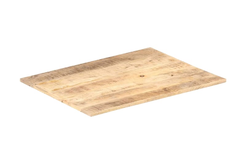 Bordsskiva i massivt mangoträ 15-16 mm 90x70 cm - Brun - Möbler - Tillbehör & accessoarer - Bordstillbehör - Bordsskiva