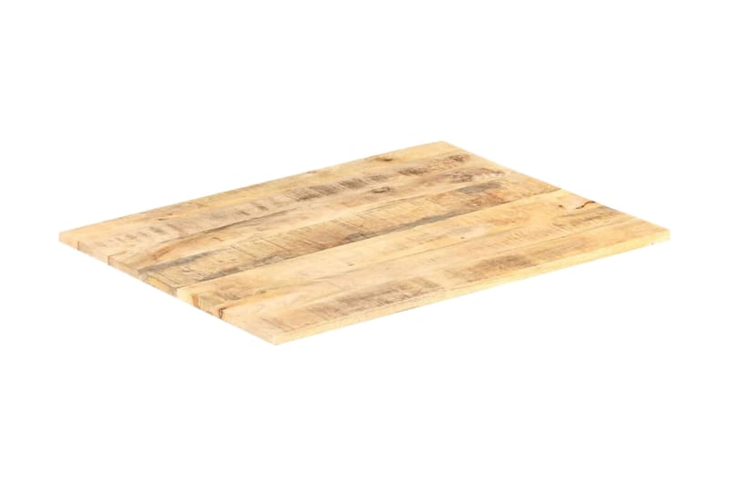 Bordsskiva i massivt mangoträ 15-16 mm 90x70 cm - Brun - Möbler - Tillbehör & accessoarer - Bordstillbehör - Bordsskiva