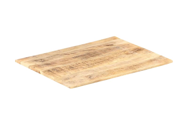 Bordsskiva i massivt mangoträ 15-16 mm 90x70 cm - Brun - Möbler - Tillbehör & accessoarer - Bordstillbehör - Bordsskiva