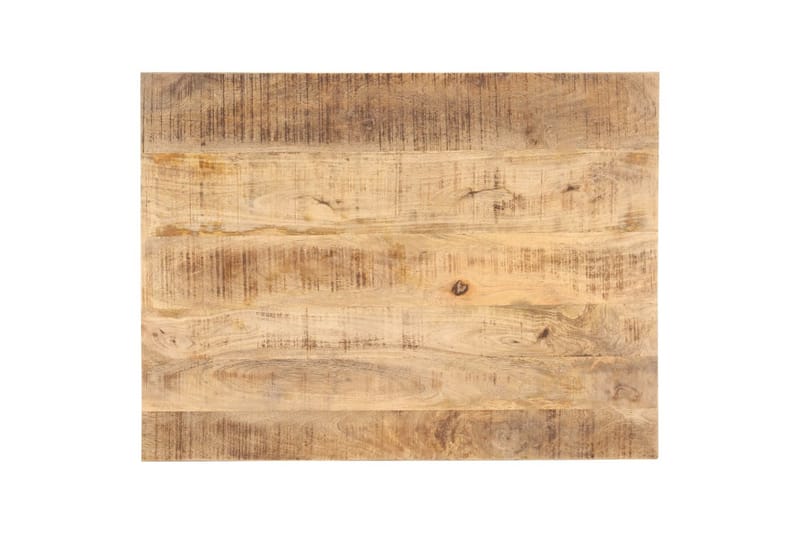 Bordsskiva i massivt mangoträ 25-27 mm 80x60 cm - Brun - Möbler - Tillbehör & accessoarer - Bordstillbehör - Bordsskiva
