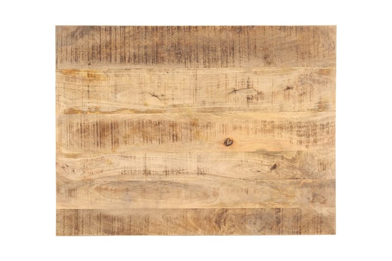Bordsskiva i massivt mangoträ 25-27 mm 90x60 cm - Brun - Möbler - Tillbehör & accessoarer - Bordstillbehör - Bordsskiva