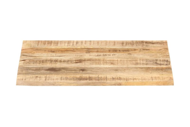 Bordsskiva i massivt mangoträ 25-27 mm 90x60 cm - Brun - Möbler - Tillbehör & accessoarer - Bordstillbehör - Bordsskiva