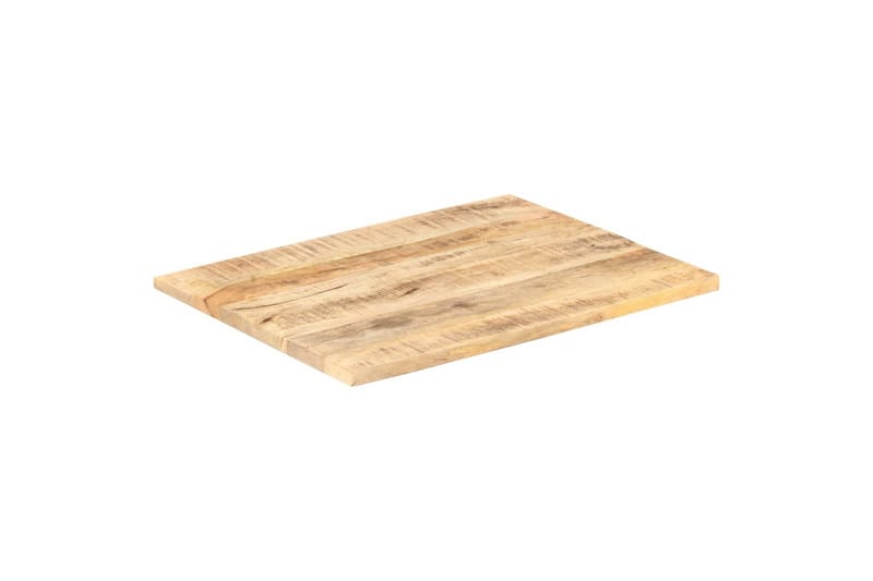 Bordsskiva i massivt mangoträ 25-27 mm 90x70 cm - Brun - Möbler - Tillbehör & accessoarer - Bordstillbehör - Bordsskiva