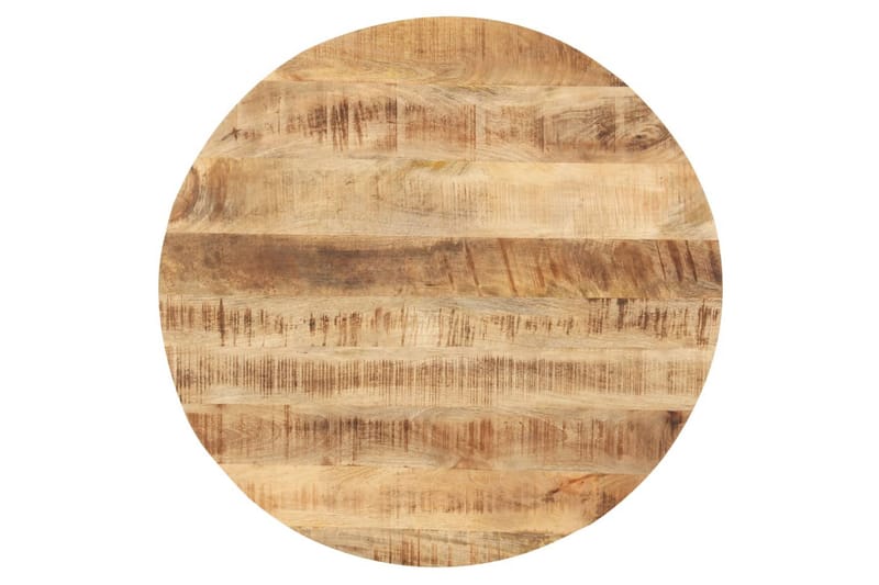 Bordsskiva i massivt mangoträ rund 15-16 mm 50 cm - Brun - Möbler - Tillbehör & accessoarer - Bordstillbehör - Bordsskiva