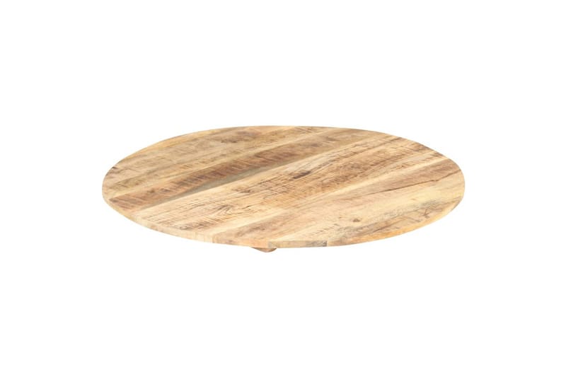 Bordsskiva i massivt mangoträ rund 15-16 mm 80 cm - Brun - Möbler - Tillbehör & accessoarer - Bordstillbehör - Bordsskiva