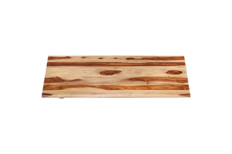 Bordsskiva i massivt sheshamträ 15-16 mm 60x70 cm - Brun - Möbler - Tillbehör & accessoarer - Bordstillbehör - Bordsskiva