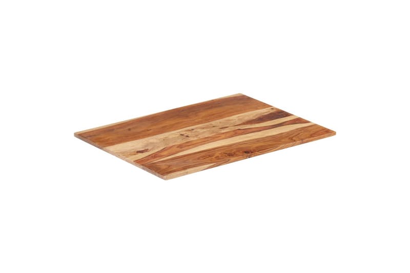 Bordsskiva i massivt sheshamträ 15-16 mm 60x70 cm - Brun - Möbler - Tillbehör & accessoarer - Bordstillbehör - Bordsskiva