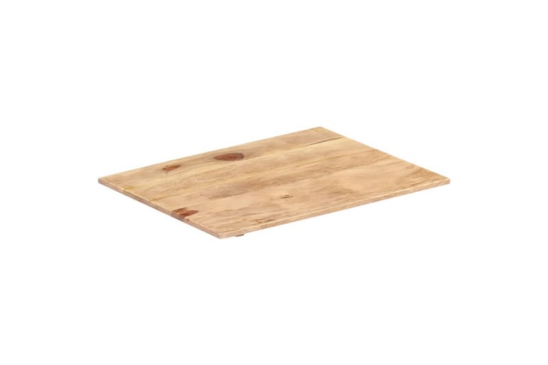 Bordsskiva i massivt sheshamträ 15-16 mm 60x70 cm - Brun - Möbler - Tillbehör & accessoarer - Bordstillbehör - Bordsskiva