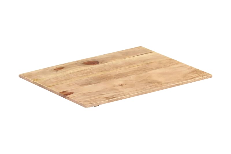 Bordsskiva i massivt sheshamträ 15-16 mm 70x80 cm - Brun - Möbler - Tillbehör & accessoarer - Bordstillbehör - Bordsskiva