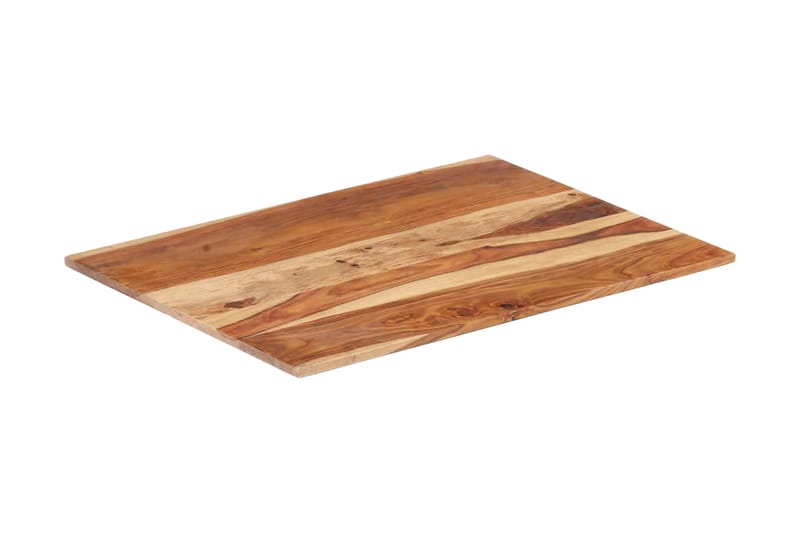 Bordsskiva i massivt sheshamträ 15-16 mm 70x80 cm - Brun - Möbler - Tillbehör & accessoarer - Bordstillbehör - Bordsskiva